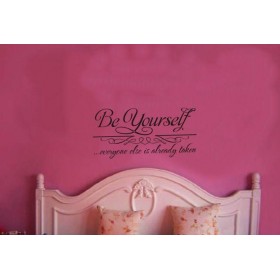 Be Yourself  Wall Quotes Decal